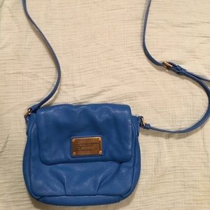 Marc Jacobs blue leather Crossbody